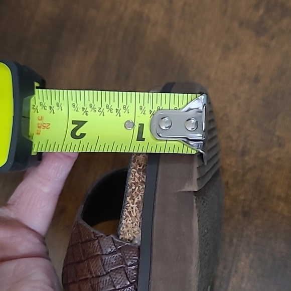 Pierre Dumas Woven Brown Platform Sandals size 9 - Picture 13 of 14